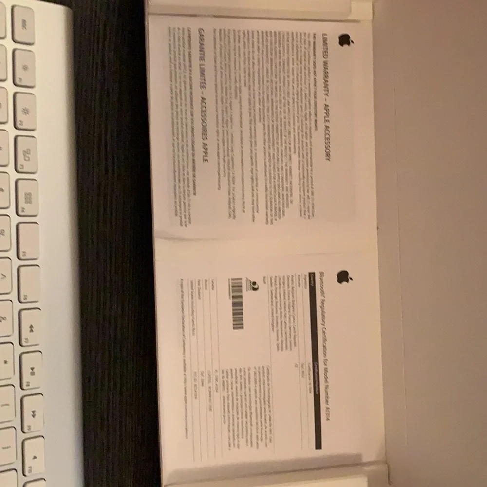 Like new never used apple wireless keyboard